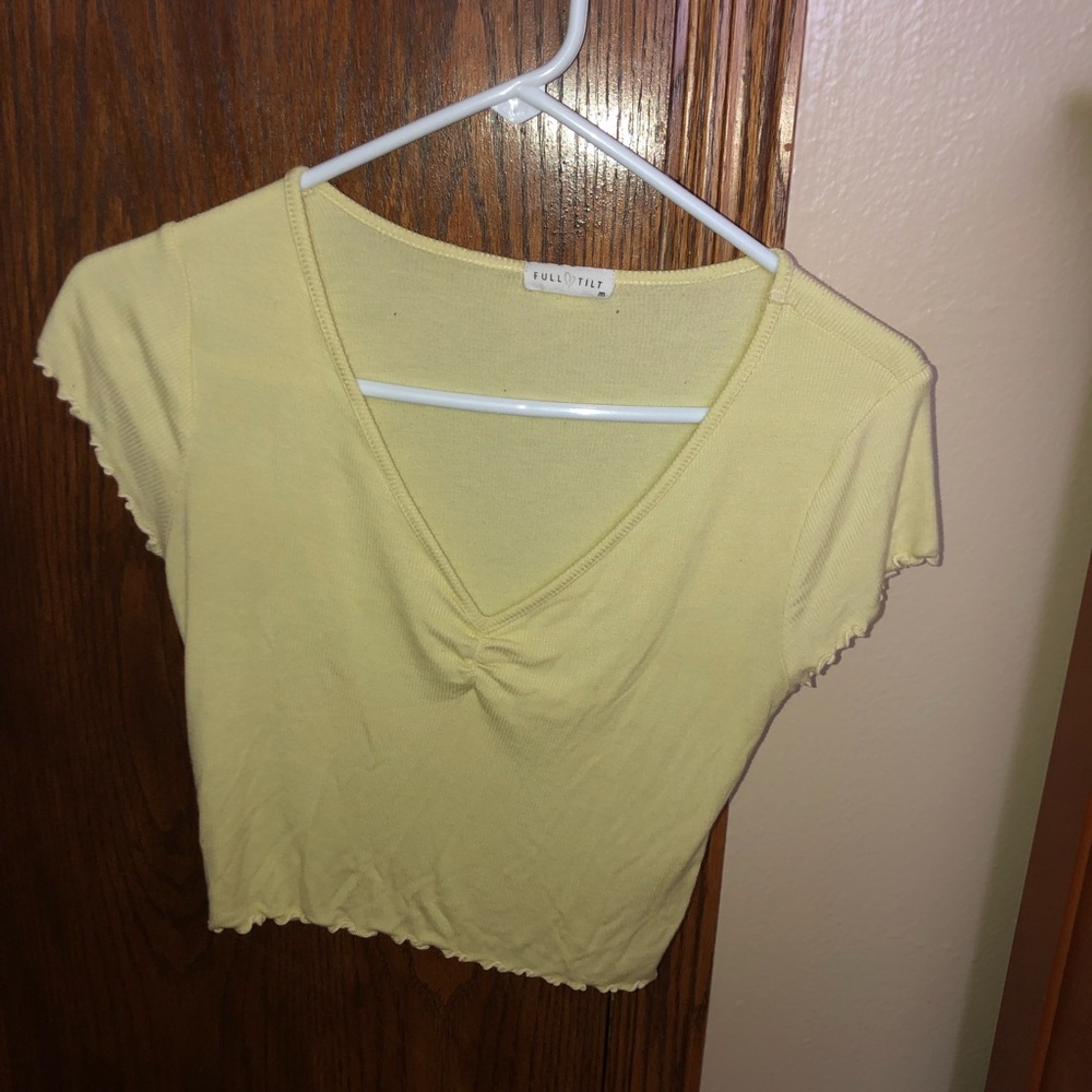 Yellow Crop Top